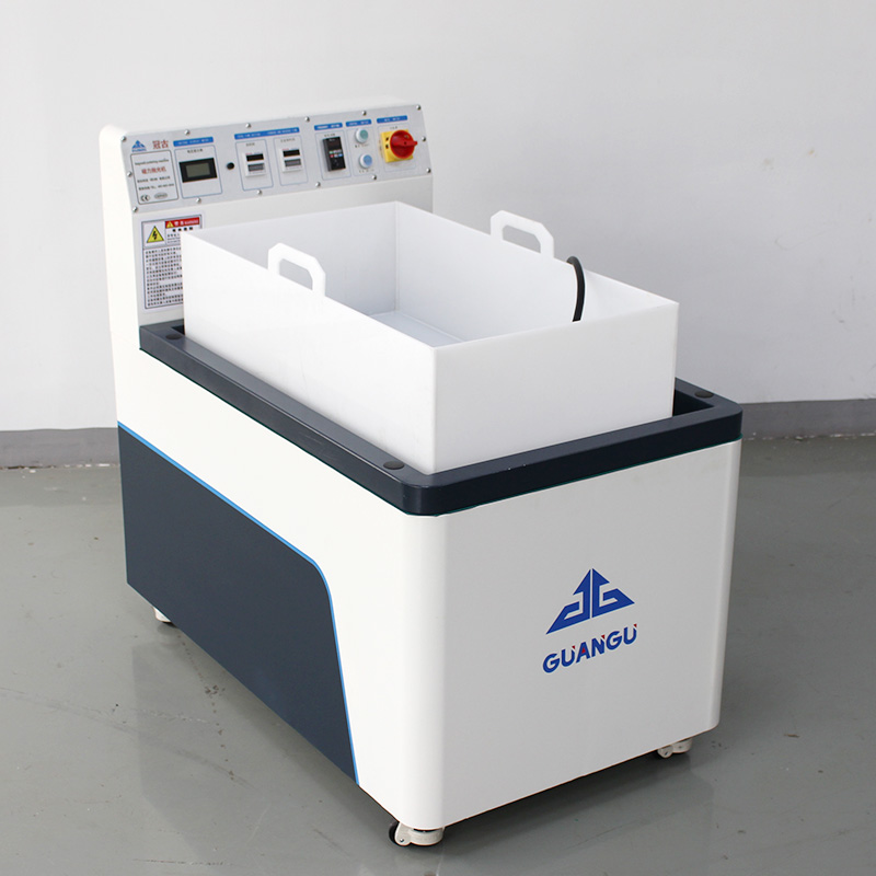 translational magnetic polishing machine
